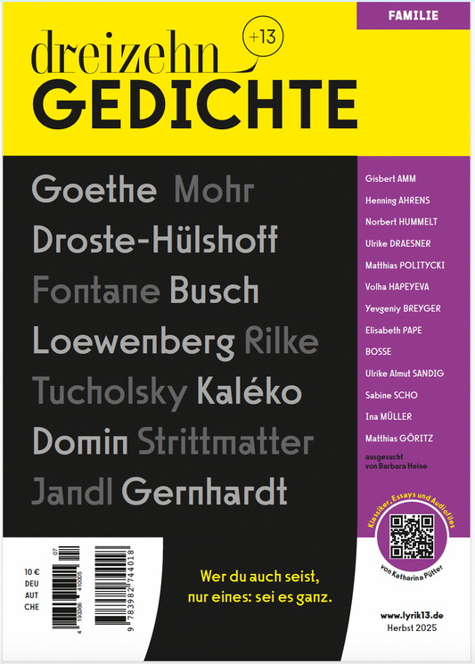 dreizehn +13 Gedichte (7) / Familie