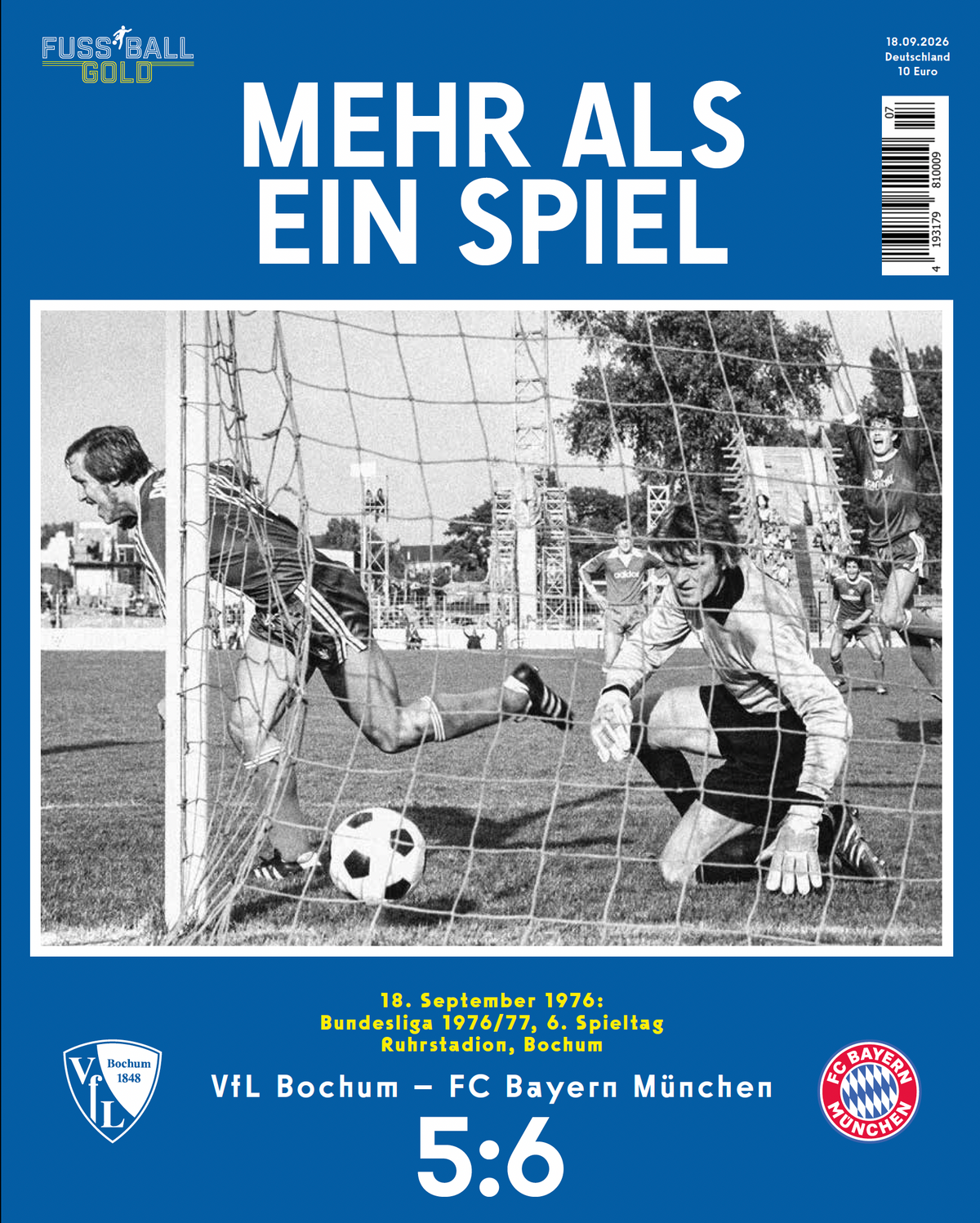 Mehr als ein Spiel: VfL Bochum – FC Bayern 5:6 (18.9.1976)