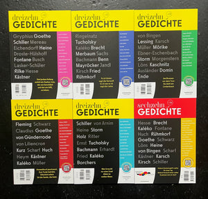 dreizehn +13 Gedichte // 7 Magazine erhalten, 5 zahlen