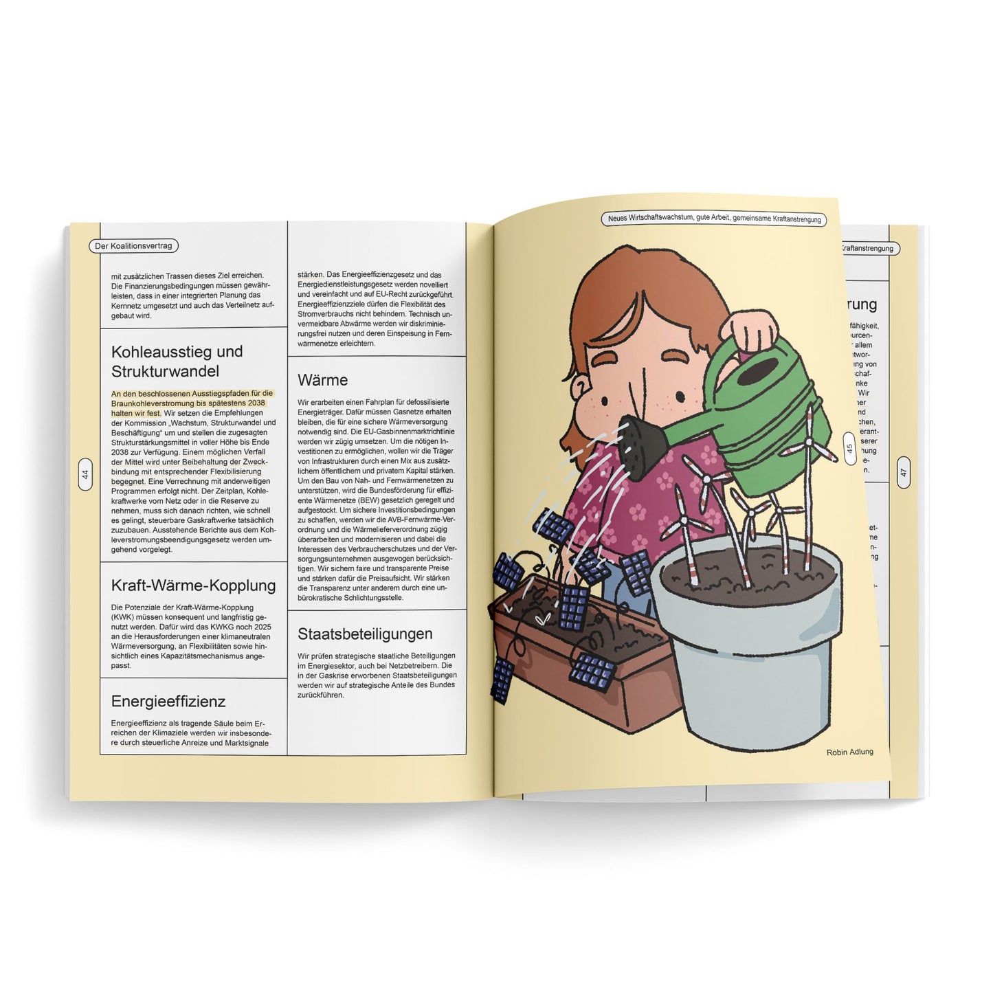 Der Koalitionsvertrag als Magazin