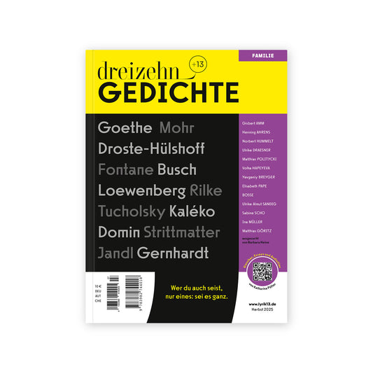 dreizehn +13 Gedichte (7) / Familie